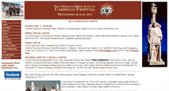 Desktop Screenshot of cabrillofestival.org